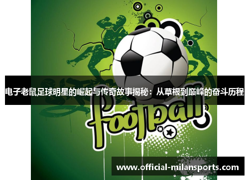 电子老鼠足球明星的崛起与传奇故事揭秘：从草根到巅峰的奋斗历程
