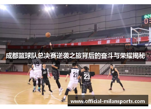 成都篮球队总决赛逆袭之旅背后的奋斗与荣耀揭秘